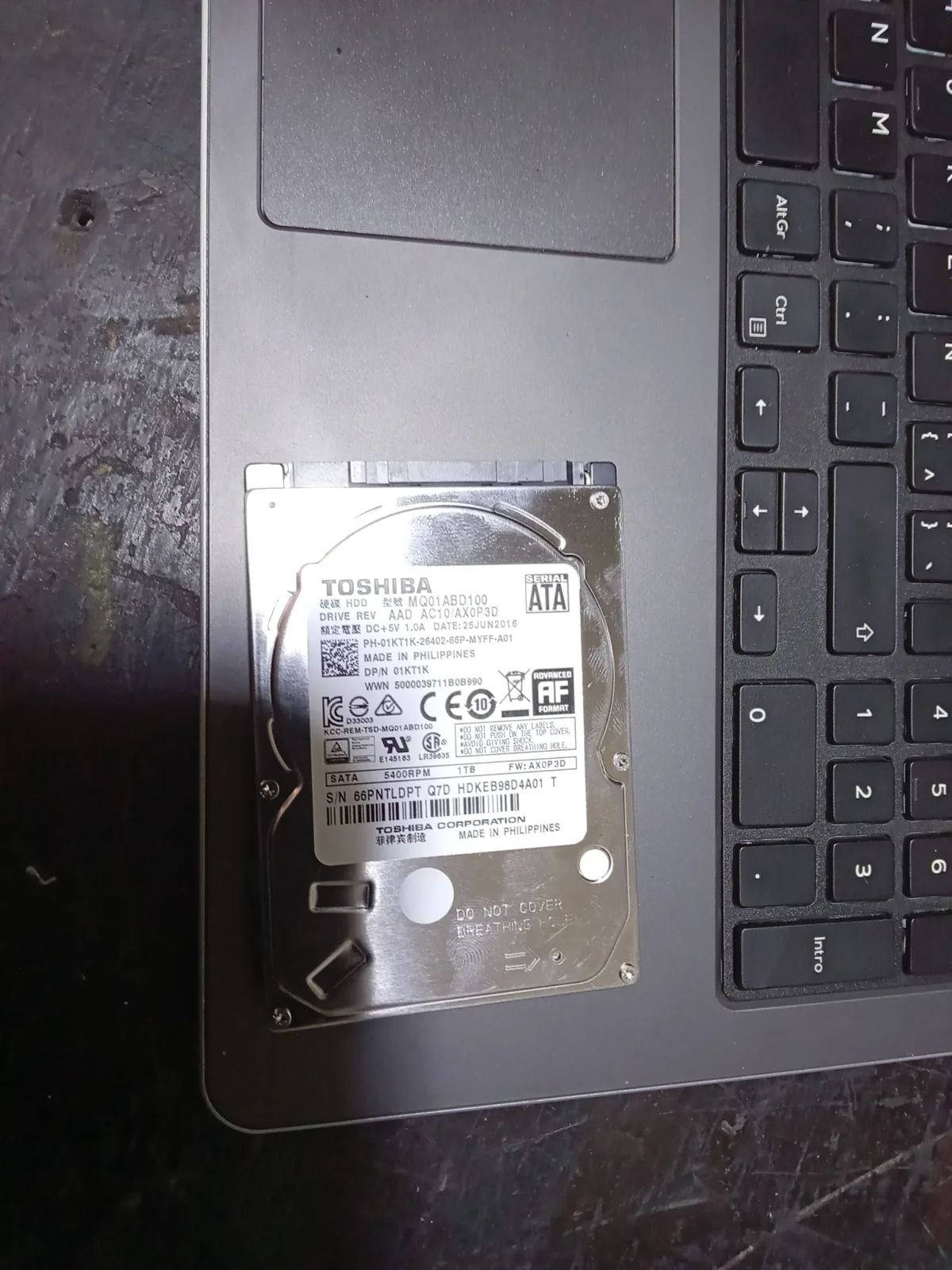 Dell 15 500 — Proceso de formateo — Ciselaptop Oaxaca