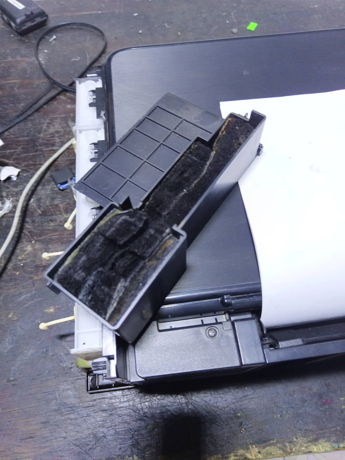Epson L395 — Proceso de purgado de mangueras — Ciselaptop Oaxaca