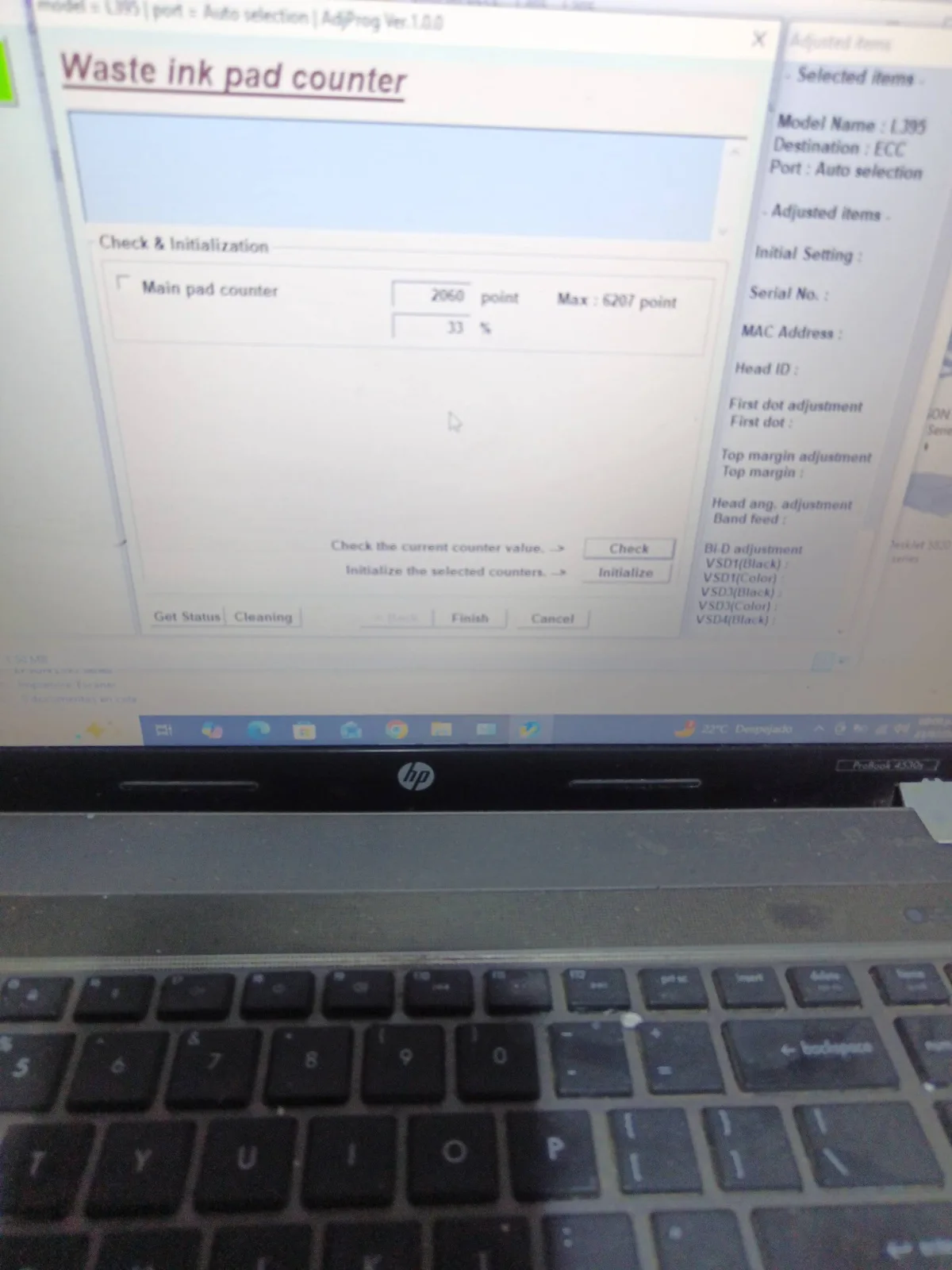 Epson L395 — Gomas y almohadas en buen estado — Ciselaptop Oaxaca