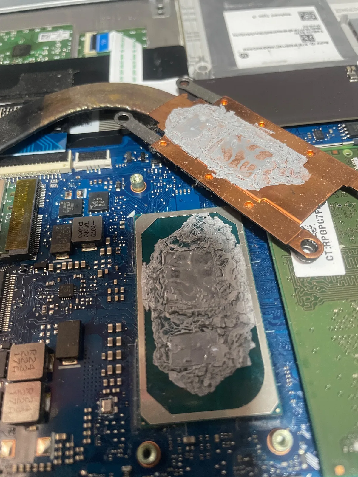 HP 14-dq — Sistema de ventilación con polvo acumulado — Ciselaptop Oaxaca