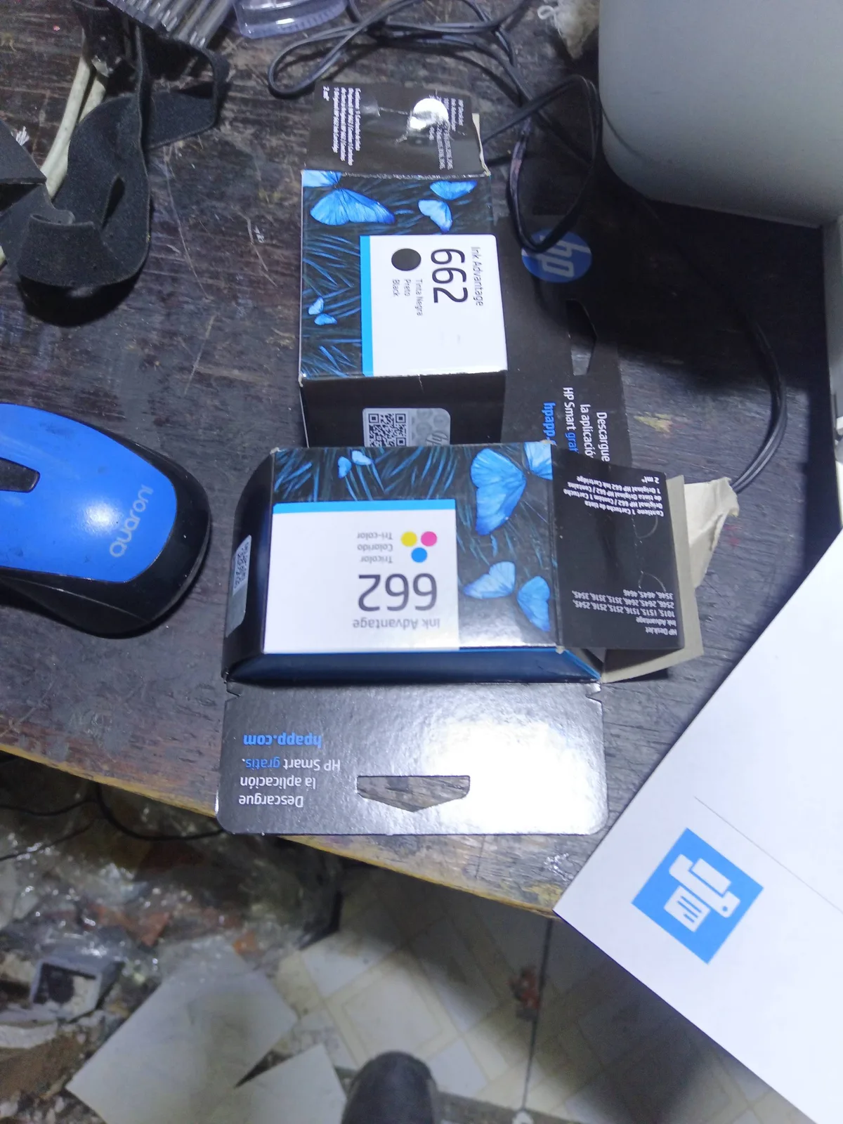 HP 1512 proceso de limpieza