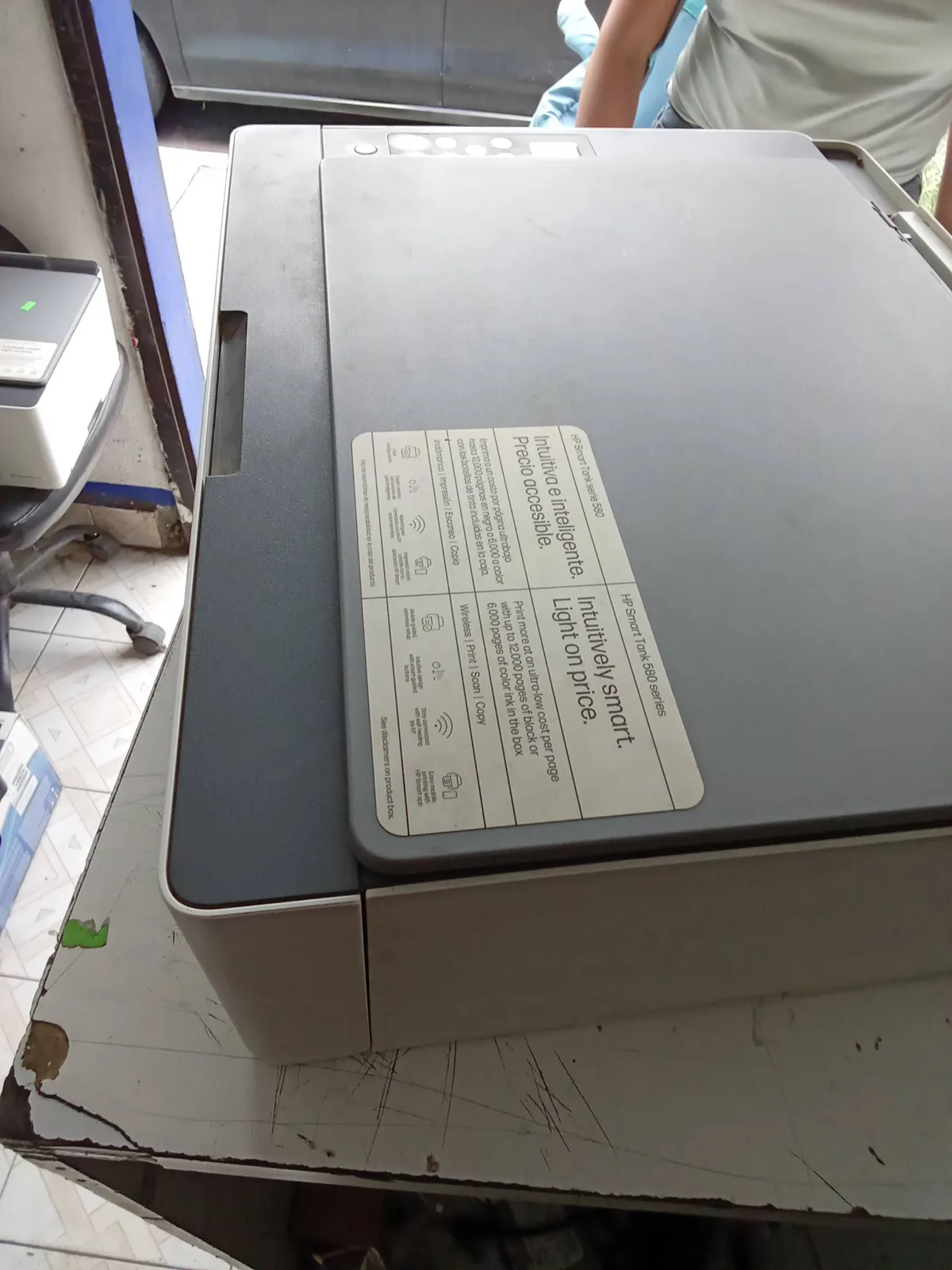 HP 580 — Rayas en la impresión — Ciselaptop Oaxaca