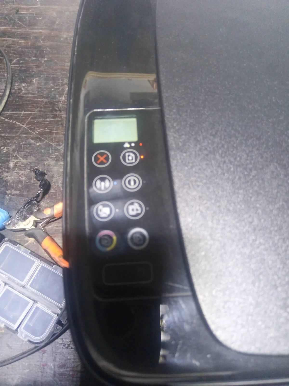 HP 5820 — Panel de control sin imagen — Ciselaptop Oaxaca