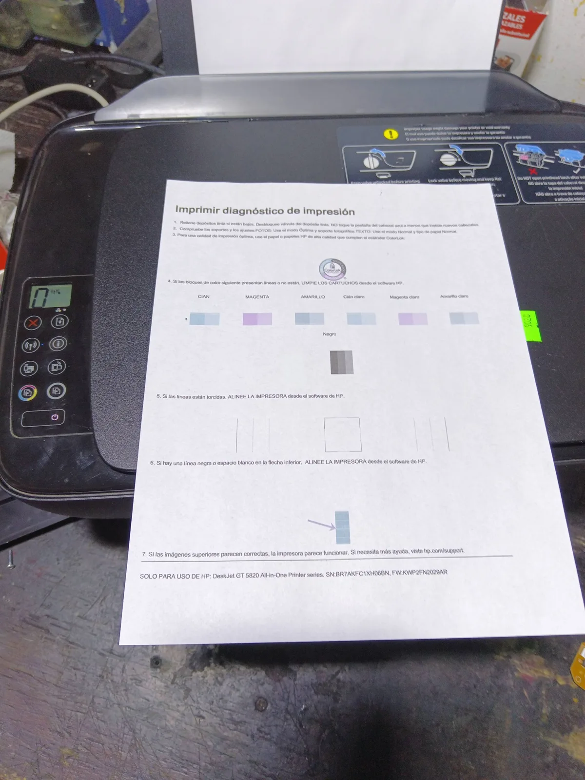 HP 5820 — Prueba de pantalla táctil — Ciselaptop Oaxaca