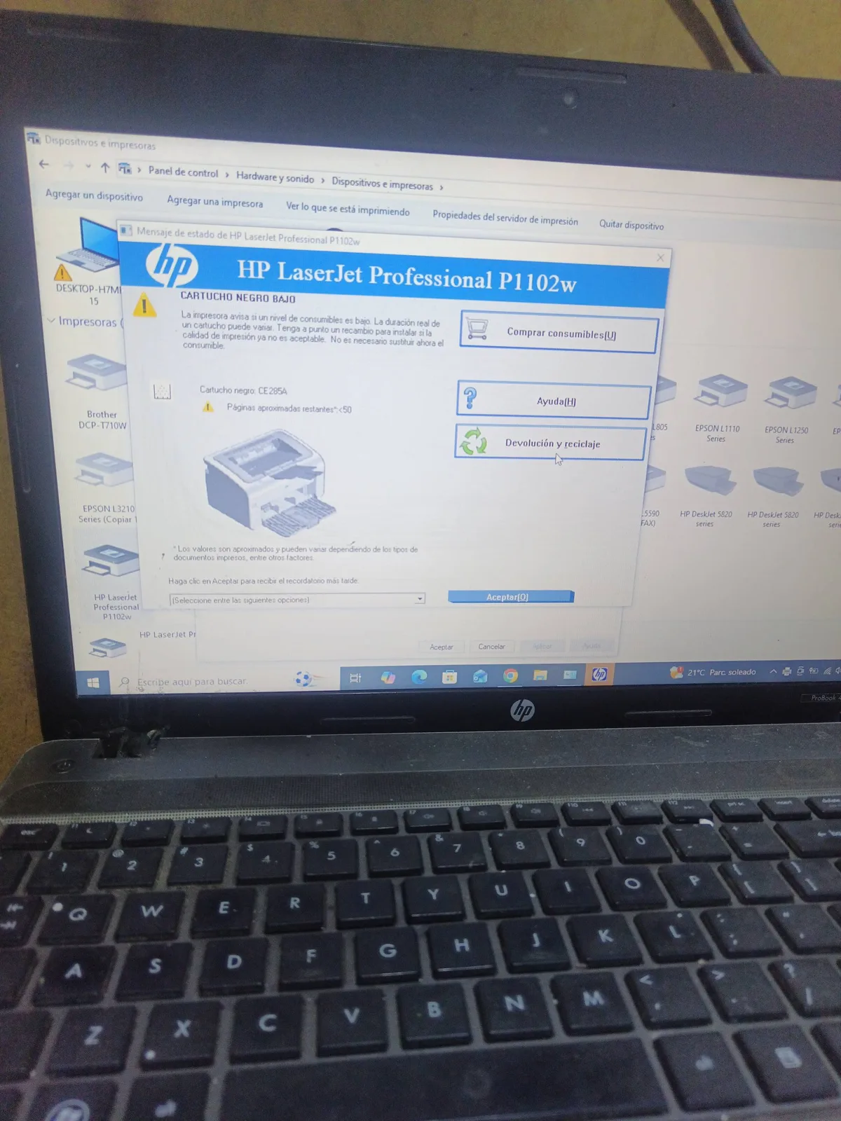 HP P1102 — Gomas pickup nuevas — Ciselaptop Oaxaca