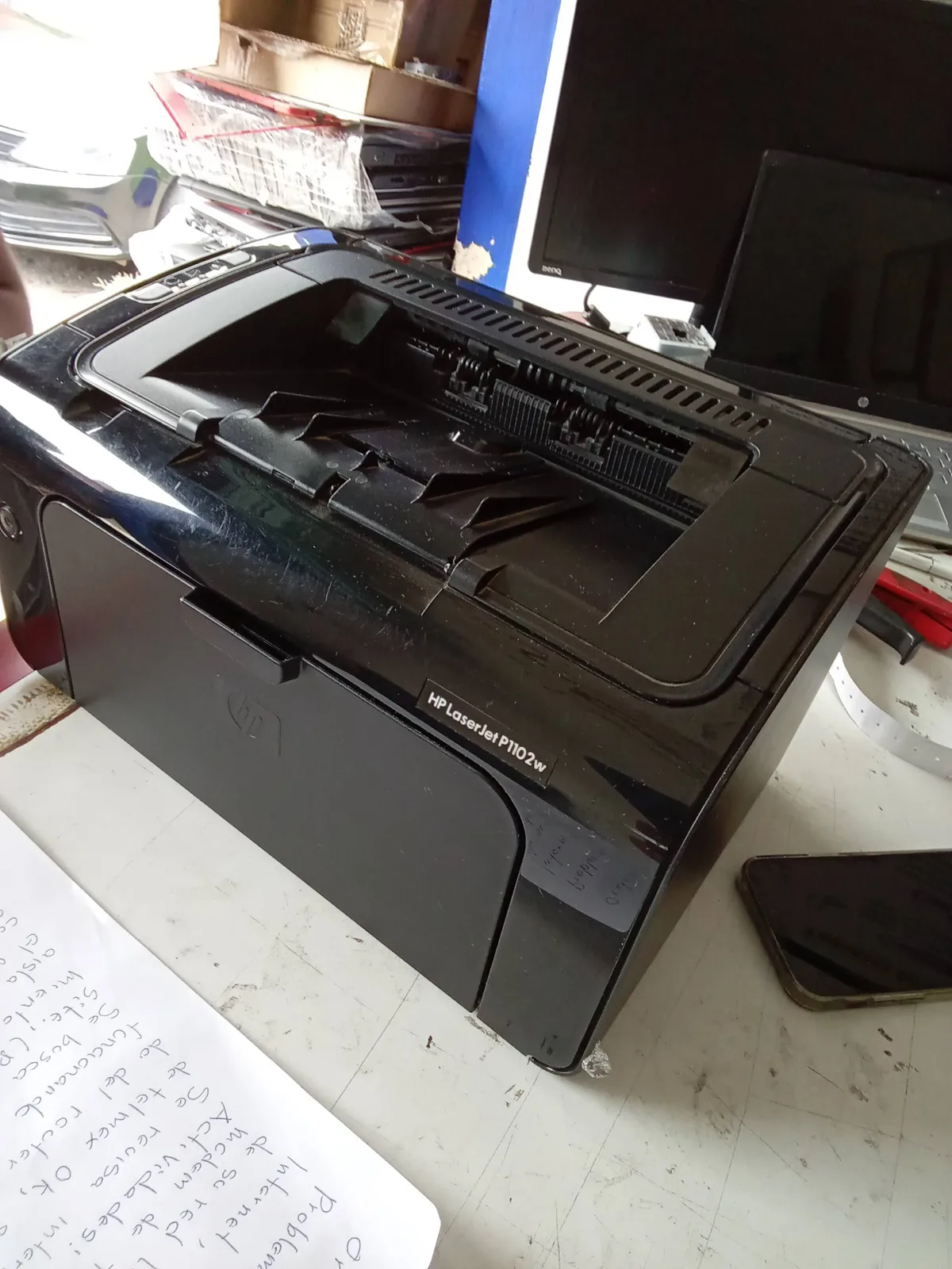 HP LaserJet P1102 no imprime — Cambio gomas pickup y limpieza Oaxaca | Ciselaptop