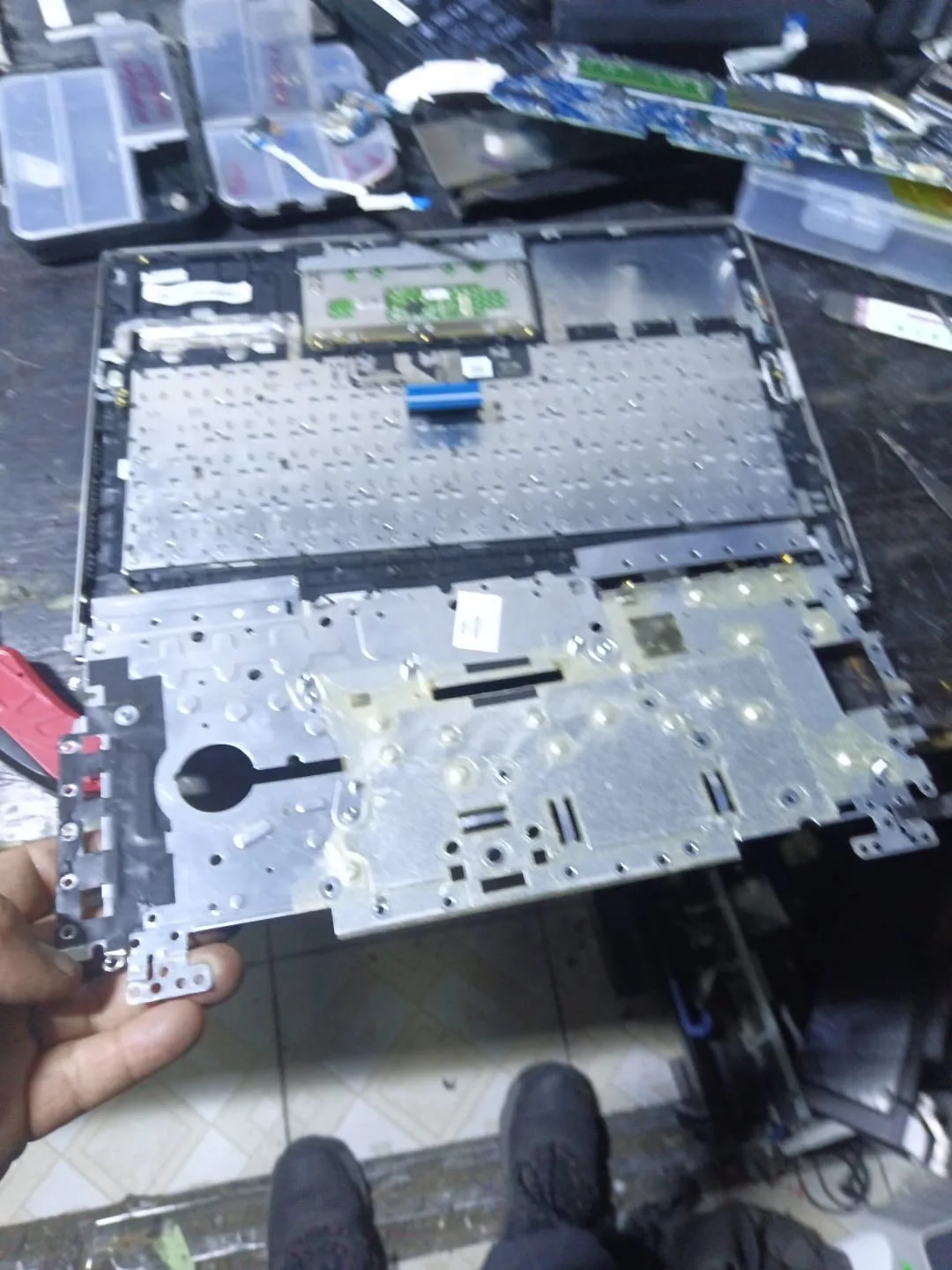 HP X360 apertura del chasis